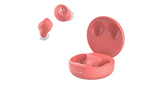 Motorola Lifestyle VerveBuds 250 - Bluetooth in Ear True Wireless Kopfhörer - Tragbar, Kabellose Ladebox - 18 Std. - IPX5 Waterproof - Touch Control - Kompatibel mit Alexa,Siri,Google - Rot Motorola Lifestyle VerveBuds 250 - Bluetooth in Ear True Wireless Kopfhörer - Tragbar, Kabellose Ladebox - 18 Std. - IPX5 Waterproof - Touch Control - Kompatibel mit Alexa,Siri,Google - Rot von Motorola Sound