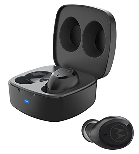 Motorola Lifestyle Vervebuds 100 - Bluetooth In-Ear Kopfhörer (kabellos) - 14 Std - IPX5 Waterproof - Kompatibel mit Alexa, Siri und Google Assistant - Schwarz von Motorola Sound