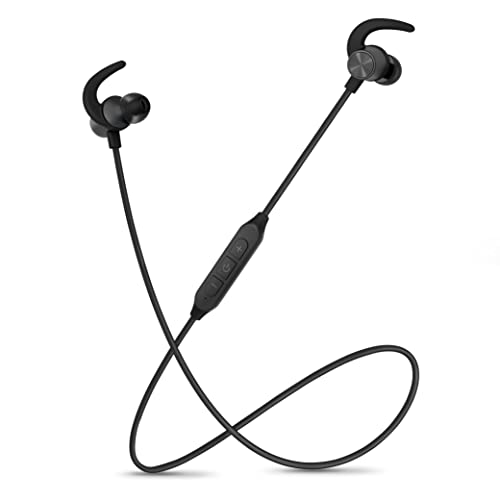 Motorola Sound Moto SP105 Sport kabellose In-Ear-Kopfhörer 8 Stunden Spielzeit, Wasserdicht IPX5, Verhedderungsfreies magnetisches Design, Freisprechfunktion Schwarz von Motorola Sound