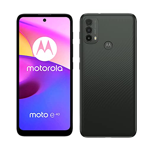 MOTOROLA Moto E40, 64 GB, Schwarz von Motorola