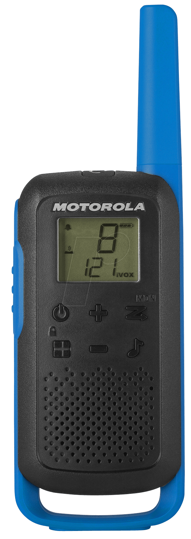 MOTOROLA T62B - PMR Funkgerät, 2-er Set, blau von Motorola