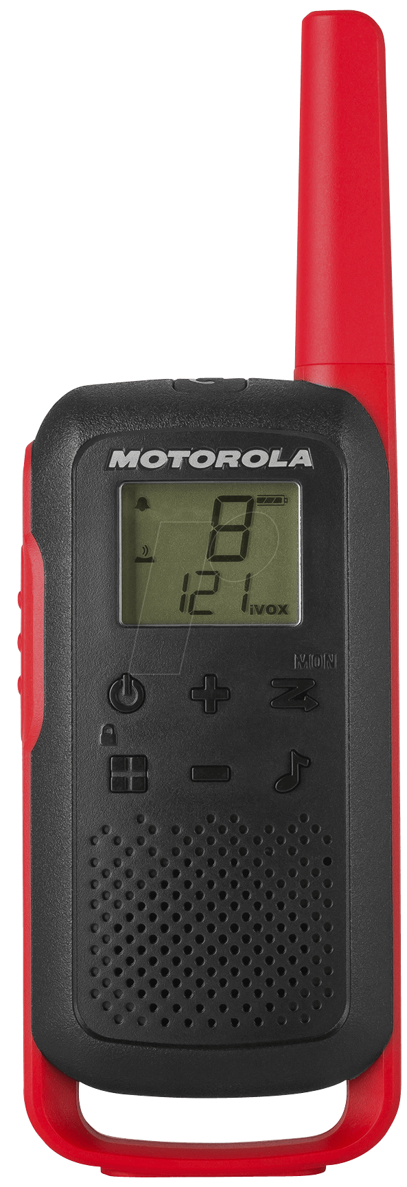 MOTOROLA T62R - PMR Funkgerät, 2-er Set, rot von Motorola
