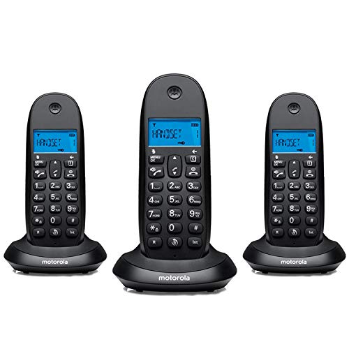 MOTOROLA - Telefono inalambrico dect c1003 trio negro #4517 von Motorola