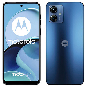 MOTOROLA moto g14 Dual-SIM-Smartphone blau 128 GB von Motorola