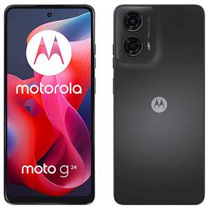 MOTOROLA moto g24 Dual-SIM-Smartphone charcoal-black 128 GB von Motorola
