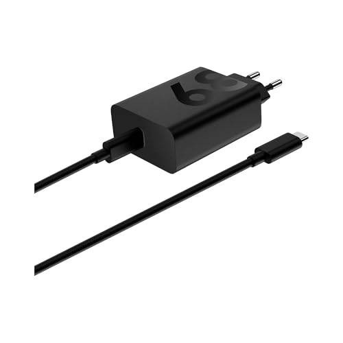 Motorola 68W-TurboPower-Ladegerät (GaN Schnellladegerät mit 1 m 6,2A USB-C-auf-USB-C-Kabel zum Aufladen von Smartphones, Tablets, Laptops und USB-C-Geräten) von Motorola Mobility