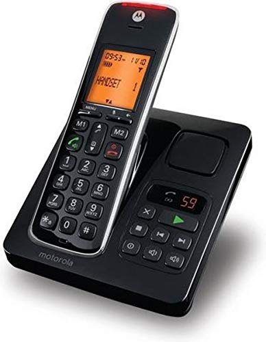 Motorola CD211 - DECT Digitales Schnurlostelefon mit Anrufbeantworter - 1,8" Bildschirm - Schwarz Motorola CD211 - DECT Digitales Schnurlostelefon mit Anrufbeantworter - 1,8" Bildschirm - Schwarz von Motorola