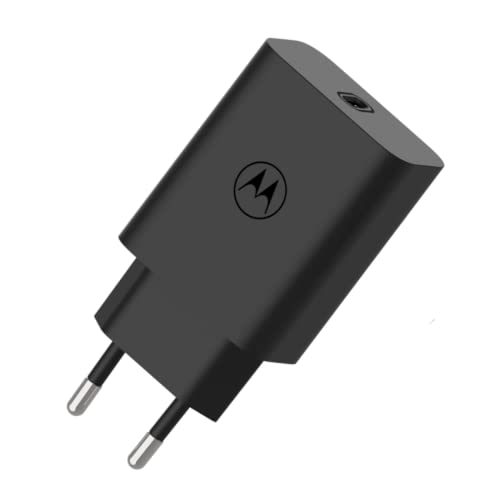 Motorola Chargers - Turbopower 30W USB-PD-Netz-Schnellladegerät/Stromadapter mit 1M USB-C bis USB-C-Kabel. von Motorola