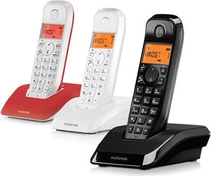 Motorola DECT DIGITAL S1203TRIO CORDLESS PHONE (107S1203MIXCOLOR) von Motorola