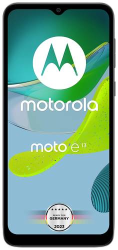 Motorola E13, 128GB + 8GB Smartphone 128GB 16.6cm (6.52 Zoll) Schwarz Android™ 13 Dual-SIM von Motorola