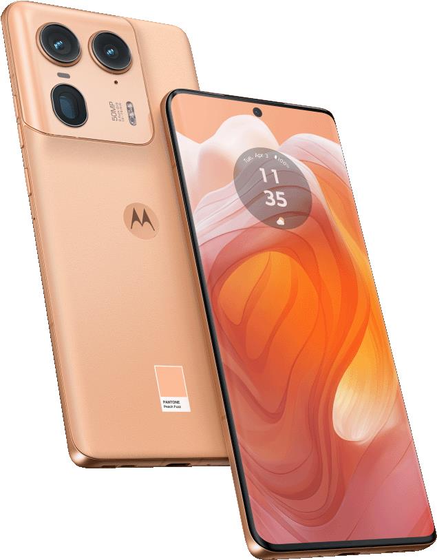 Motorola Edge 50 Ultra 17 cm (6.7) Dual-SIM Android 14 5G USB Typ-C 16 GB 1 TB 4500 mAh Pfirsich (PB0Y0054SE) von Motorola