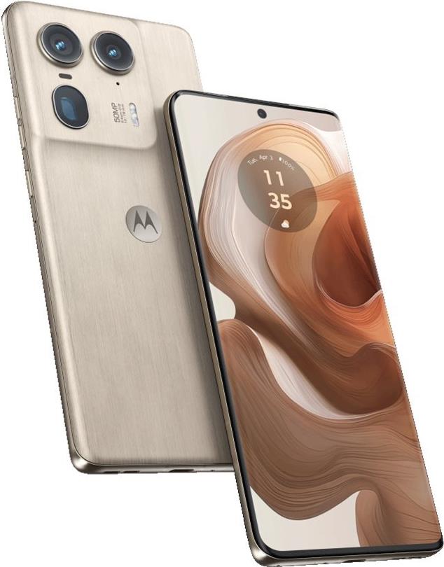 Motorola Edge 50 Ultra - 5G Smartphone - Dual-SIM - RAM 16 GB / Interner Speicher 1 TB - pOLED-Display - 6.7 - 2712 x 1220 Pixel (144 Hz) - Triple-Kamera 50 MP, 50 MP, 64 MP - front camera 50 MP - Nordic Wood (PB0Y0018SE) von Motorola