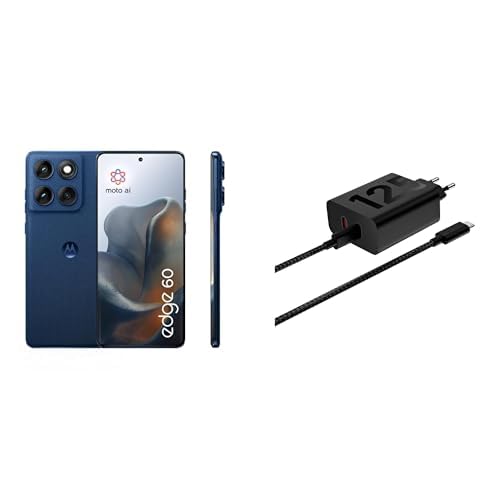 Motorola Edge 60 Fusion Smartphone Pantone Gibraltar Sea Charger Duo Motorola Edge 60 Fusion Smartphone Pantone Gibraltar Sea Charger Duo von Motorola