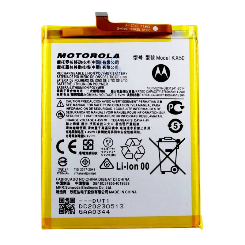 Motorola Li-Polymer Akku KX50 für Motorola Moto G Pro (SB18C57819) von Motorola