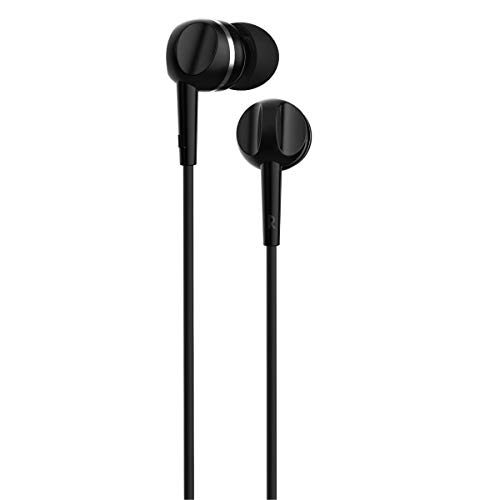 Motorola Lifestyle Pace 105 - Kabelgebundenes In-Ear Stereo Kopfhörer mit Mikrofon - Alexa, Siri Google Assistant - Schwarz von Motorola