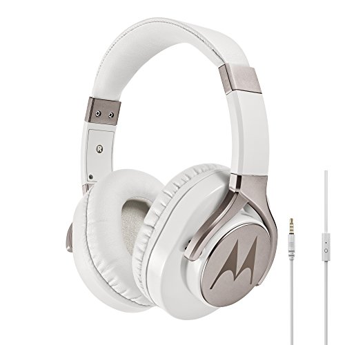 Motorola Lifestyle Pulse Max - Wired Over-Ear Stereo Kopfhörer, Weiß von Motorola