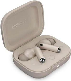 Motorola Moto Buds+ Kopfhörer Kabellos im Ohr Anrufe/Musik/Sport/Alltag Bluetooth Sand (PG38C05742) von Motorola