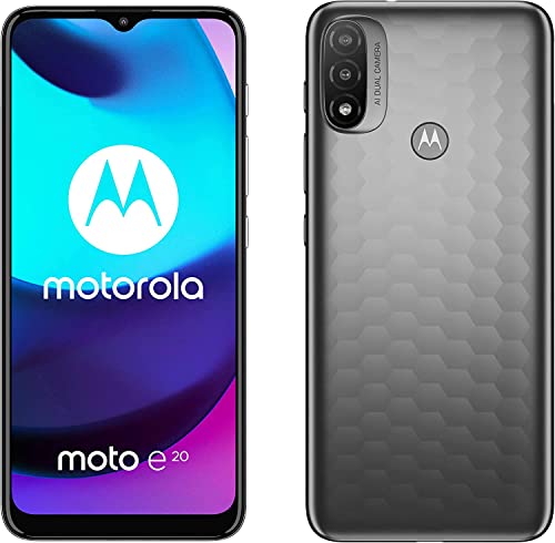 Motorola Moto E20 - Smartphone 32GB, 2GB RAM, Dual SIM, Graphite Grey von Motorola