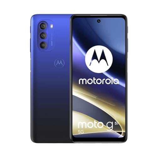Motorola Moto G G51 5G 17.3 cm (6.8) Dual SIM Android 11 USB Type-C 4 GB 64 GB 5000 mAh Blue von Motorola