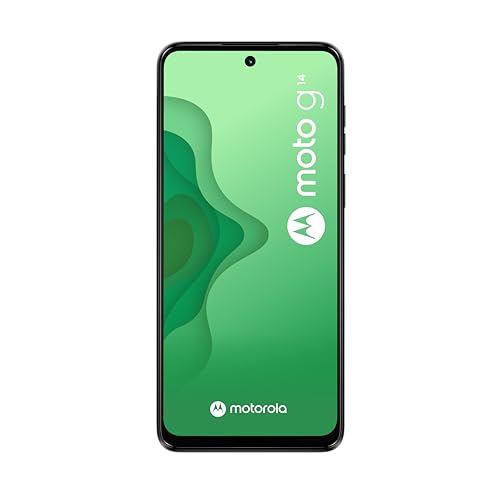 Motorola Moto G14 4G RAM 4 GB, 128 GB Stahlgrau, entsperrtes Smartphone, Display 6,5 Zoll, 5000 mAh Akku, Ladegerät, USB-Kabel und Schutzhülle, FR-Version Motorola Moto G14 4G RAM 4 GB, 128 GB Stahlgrau, entsperrtes Smartphone, Display 6,5 Zoll, 5000 mAh Akku, Ladegerät, USB-Kabel und Schutzhülle, FR-Version von Motorola