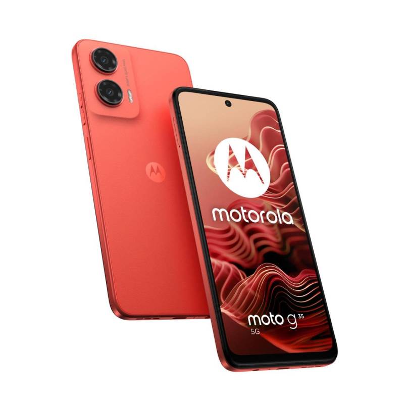 Motorola Moto G35 - 5G Smartphone 4GB/128GB (6.72"), guava rot von Motorola