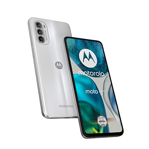 Motorola Moto G52 128GB Handy, weiß, Porcelain White, Android 12, Dual-SIM von Motorola