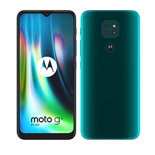 Motorola Moto G9 Play - Smartphone 64GB, 4GB RAM, Dual SIM, Forest Green von Motorola