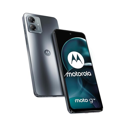 Motorola Moto g14 8GB + 256GB Grau 6,51 Zoll Duale-Kamera Fingerabdrucksensor von Motorola