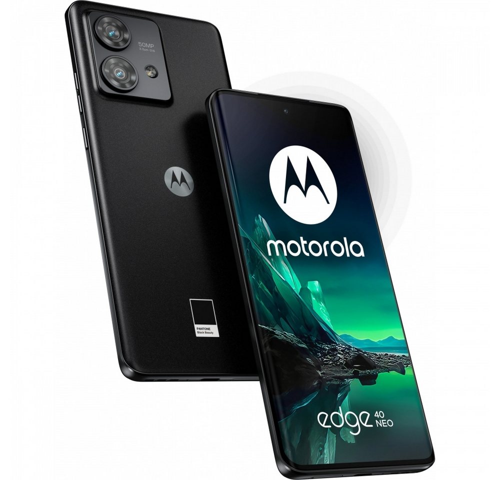 Motorola Motorola Edge 40 Neo 5G 256GB, schwarz Smartphone. Smartphone (6.55 Zoll, 5G Konnektivität für hohe Geschwindigkeiten) von Motorola
