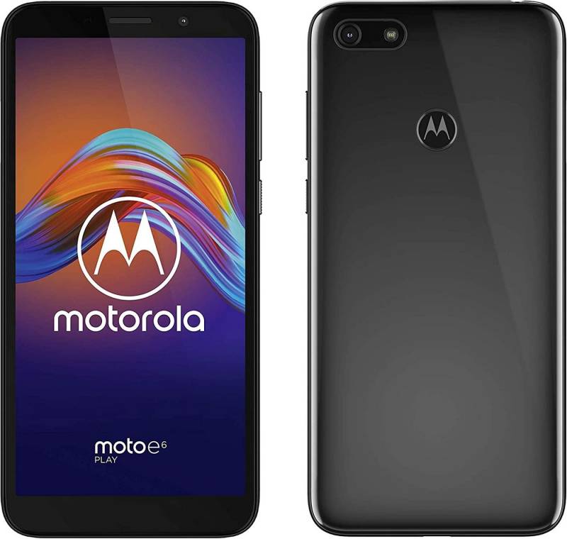 Motorola Motorola Moto E6 Play XT2029-2 32GB Steel Black + Handy (13,97 cm/5,5 Zoll, 32 GB Speicherplatz, 13 MP Kamera) von Motorola