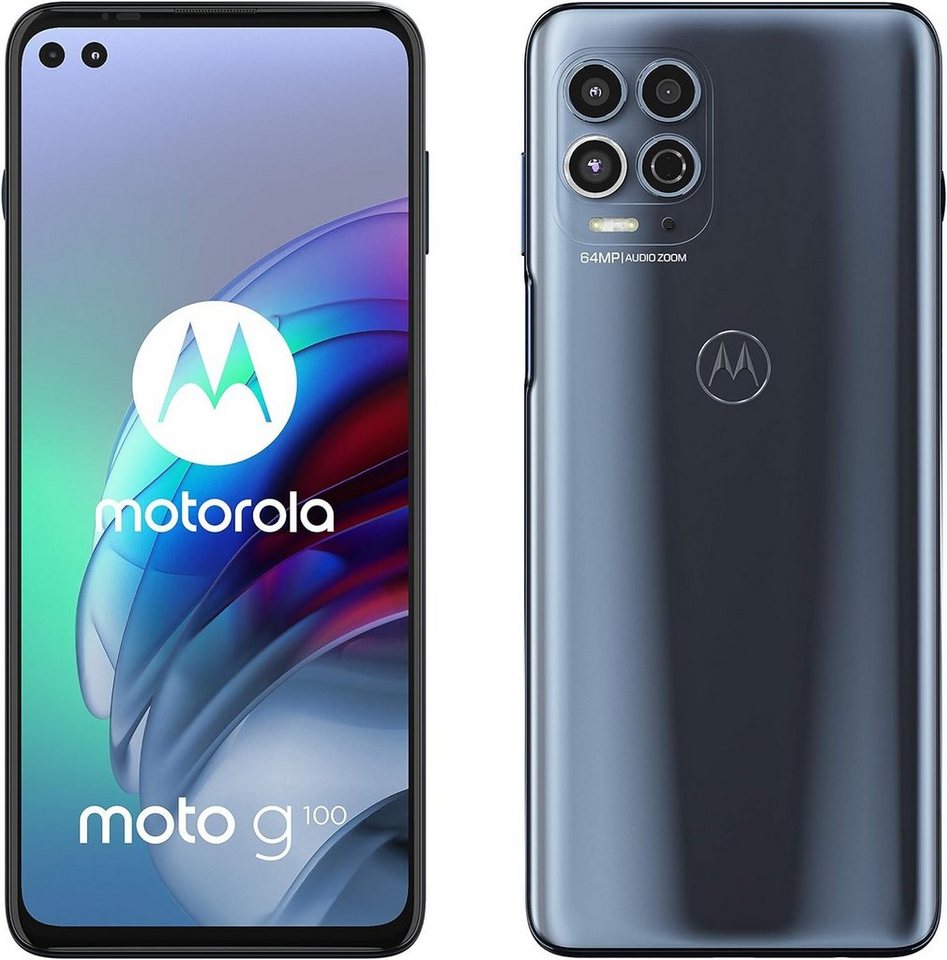 Motorola Motorola Moto G100 128 GB Slate Grey Neu Smartphone (6,7 Zoll, 128 GB Speicherplatz, 64 MP Kamera) von Motorola