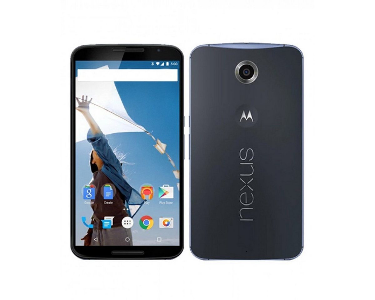 Motorola Motorola Nexus 6 XT1100 32 GB Dark Blue Android Smartphone Neu OVP Smartphone (15.24 cm/6.0 Zoll, 32 GB Speicherplatz, 13 MP Kamera) von Motorola