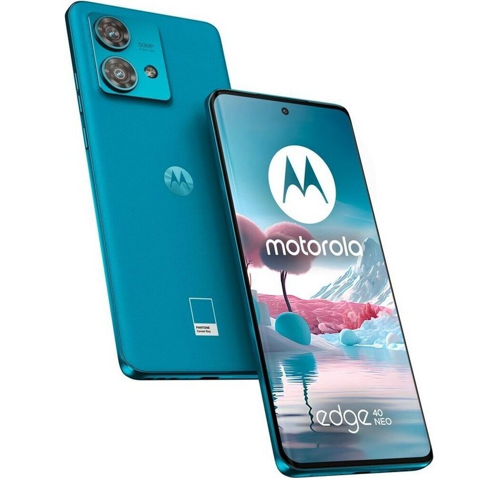 Motorola Motorola moto edge40 Neo 5G mit 12 GB RAM Smartphone Smartphone (5G-fähig für superschnelle Internetverbindung) von Motorola