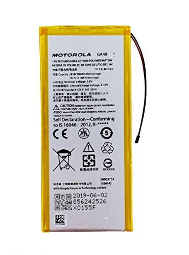 Motorola Original Akku für Motorola Moto G4, Handy/Smartphone Li-Pol Batterie von Motorola