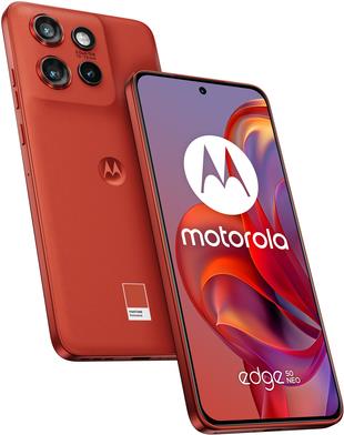 Motorola Edge 50 Neo - 5G Smartphone - Dual-SIM - RAM 12GB / Interner Speicher 512GB - pOLED-Display - 6,4 - 2670 x 1220 Pixel (120 Hz) - Triple-Kamera 50 MP, 13 MP, 10 MP - front camera 32 MP - Pantone Poinciana (PB310004SE) von Motorola