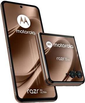 Motorola Solutions razr50 Ultra 12/512 GB Android 14 Falt-Smartphone Mocha Mousse - Mobiltelefon - 512 GB (PB1T0116SE) von Motorola