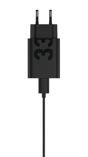 Motorola Turbo-Power-Ladegerät, 33 W, Universal-Ladegerät, USB Typ-C, ultraschnell, Kabel inklusive, Original Motorola Charger, Mattschwarz Motorola Turbo-Power-Ladegerät, 33 W, Universal-Ladegerät, USB Typ-C, ultraschnell, Kabel inklusive, Original Motorola Charger, Mattschwarz von Motorola