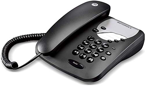 Motorola Voice - CT1 Schnurgebundenes Telefon, schnurgebundene Anrufe, Nahtlose Verbindungen, Stummschaltungsfunktion - Schwarz Motorola Voice - CT1 Schnurgebundenes Telefon, schnurgebundene Anrufe, Nahtlose Verbindungen, Stummschaltungsfunktion - Schwarz von Motorola