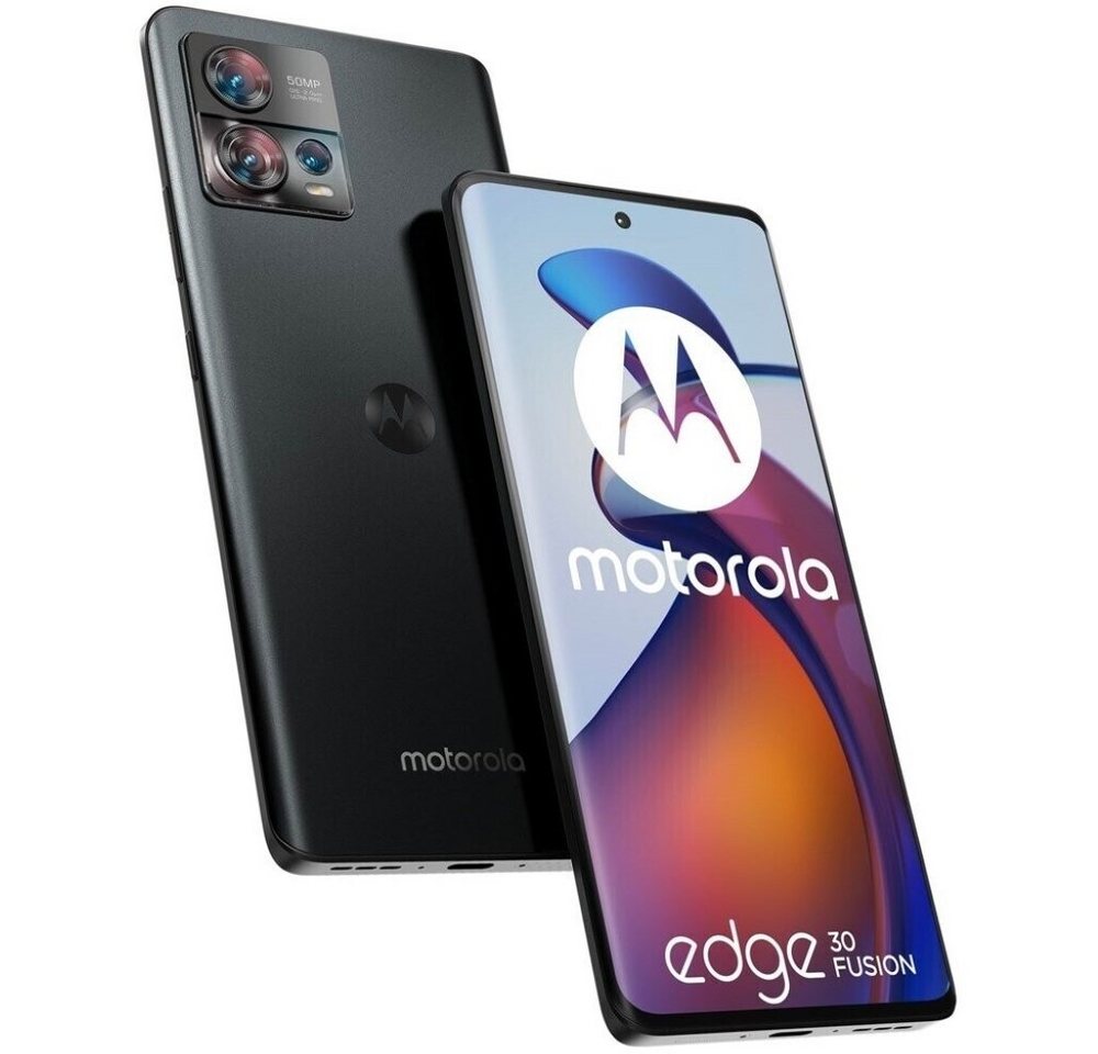 Motorola XT2243-1 Moto Edge 30 Fusion 5G 128 GB / 6 GB Smartphone cosmic grey Smartphone (6,5 Zoll) von Motorola