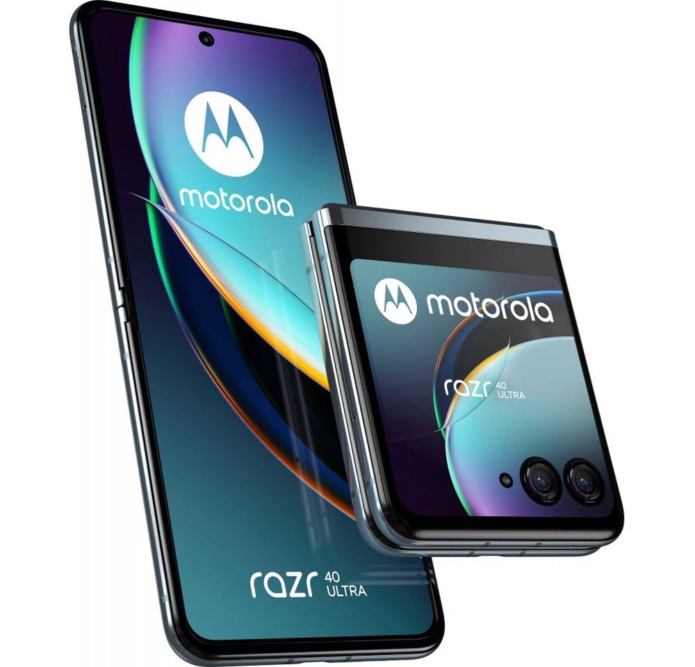 Motorola XT2321-1 Razr 40 Ultra 5G 256 GB / 8 GB Smartphone glacier blue Smartphone (6,9 Zoll, 256 GB Speicherplatz) von Motorola