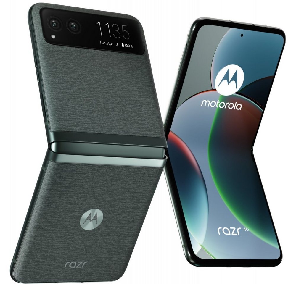 Motorola XT2323-1 Razr 40 5G 256 GB / 8 GB - Smartphone - sage green Smartphone (6,9 Zoll, 256 GB Speicherplatz) von Motorola