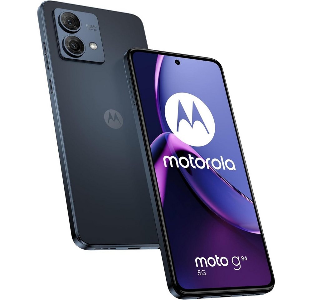 Motorola XT2347-2 Moto G84 5G 256 GB / 8 GB - Smartphone - midnight blue Smartphone (6,55 Zoll) von Motorola