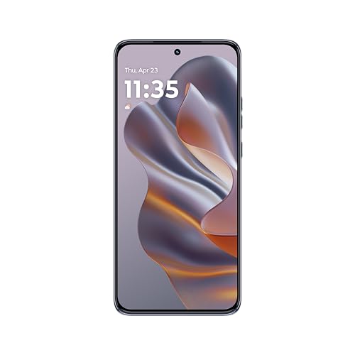 Motorola edge 50 neo (16.2 cm pOLED Super HD Display, IP68, 50MP, Sony LYTIA 700C, 68W TurboPower, 4310mAh, Dolby Atmos, Android 14, 8/256GB, MediaTek Dimensity 7300, SIM + eSIM), PANTONE Grisaille von Motorola