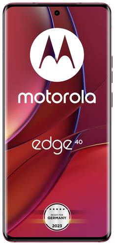 Motorola edge40 5G Smartphone 256GB 16.6cm (6.55 Zoll) Magenta Android™ 13 Dual-SIM von Motorola