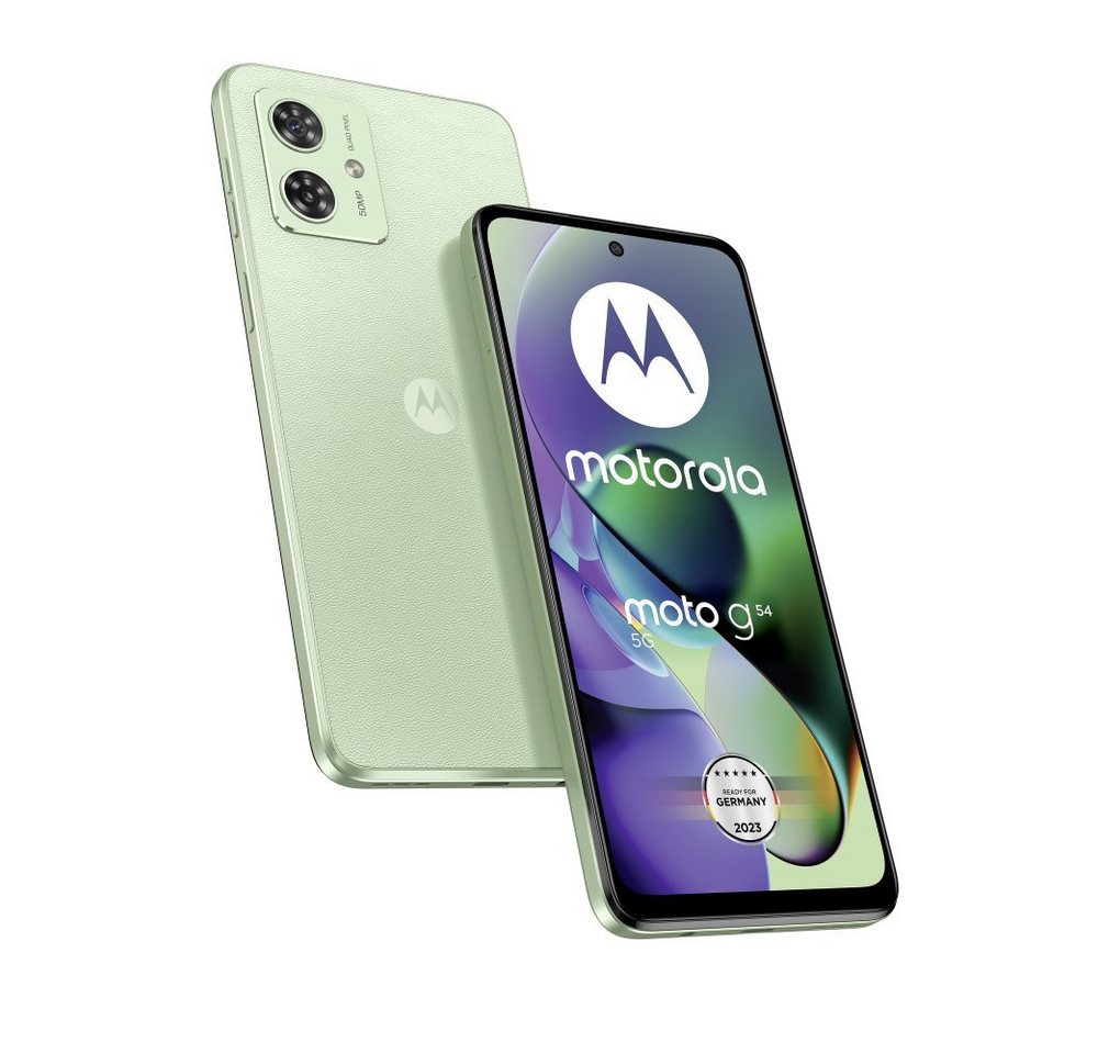 Motorola moto G54 5G 8GB + 256GB Mint Green Smartphone Smartphone von Motorola