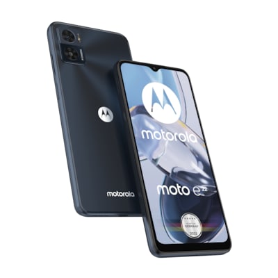 Motorola moto e22 3/32 GB Android 12 Smartphone astro black PAVD0003SE von Motorola