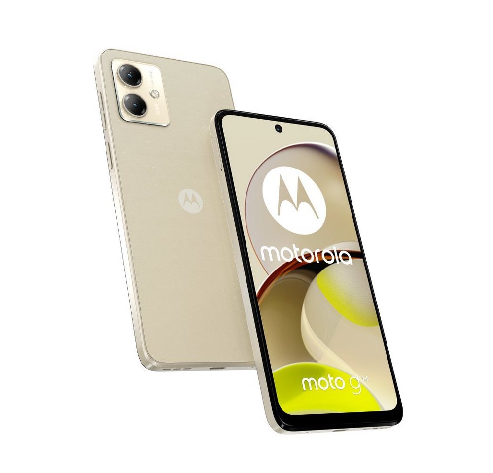 Motorola moto g14 8GB + 256GB Butter Cream Smartphone Smartphone von Motorola