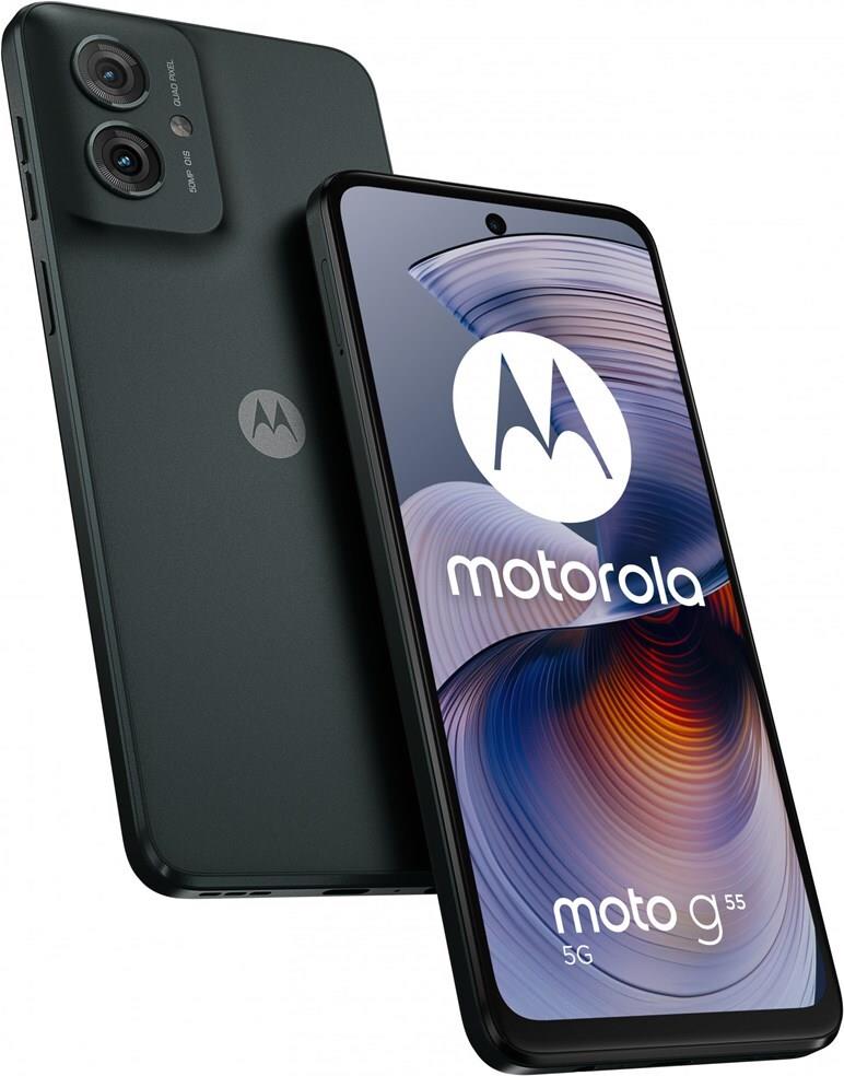 Motorola moto g55 5G 16,5 cm (6.49) Dual-SIM Android 14 USB Typ-C 8 GB 256 GB 5000 mAh Grau von Motorola