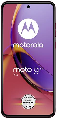 Motorola moto g84 5G 5G Smartphone 256GB 16.6cm (6.55 Zoll) Magenta Android™ 13 Dual-SIM von Motorola