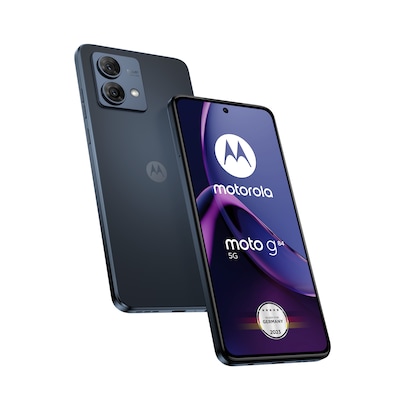 Motorola moto g84 5G 8/256 GB Android 13 Smartphone Midnight Blue von Motorola